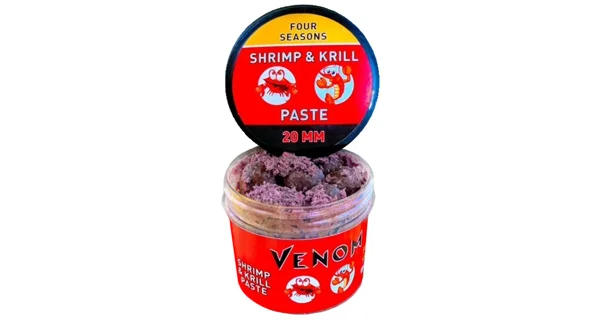 FEEDERMANIA - Boilie v pastě Kreveta Krill Four Seasons 20 mm 100 ml