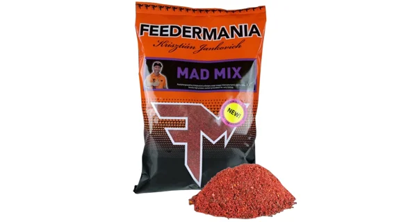 FEEDERMANIA - Krmítková směs Groundbait Mad Mix Hnědá 800 g Ryba