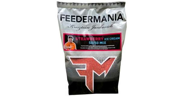 FEEDERMANIA - Krmná směs 50/50 Mix 800 g Strawberry Ice Cream