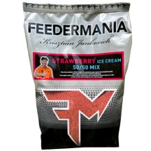 FEEDERMANIA - Krmná směs 50/50 Mix 800 g Strawberry Ice Cream