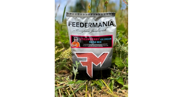 FEEDERMANIA - Krmná směs 50/50 Mix 800 g Strawberry Ice Cream