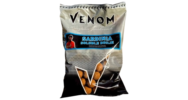 FEEDERMANIA - Rozpustné boilie Venom Soluble Boilie Sardinia 24 mm 900 g