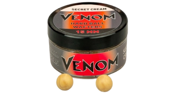 FEEDERMANIA - Wafters Venom Hard Ball Secret Cream 15 mm 13 ks