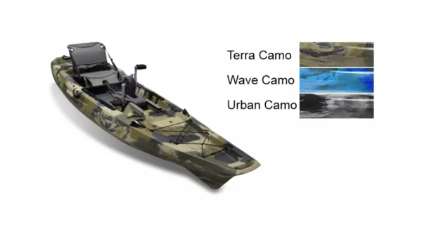 FEEL FREE - Kajak ANGLER 120 Rapid Pedal Drive 375 cm Terra Camo