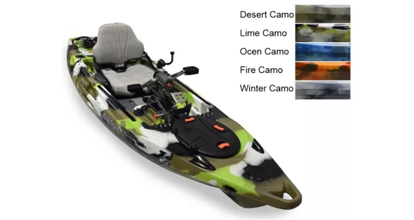 FEEL FREE - Kajak LURE 11.5 V2 Overdrive Ready + Pedály 352 cm Fire Camo