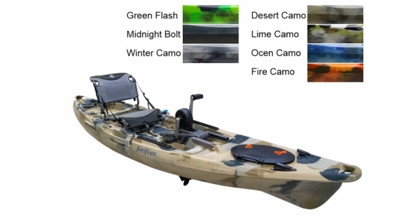 FEEL FREE - Kajak Moken 12,5 PDL 385 cm Ocean Camo