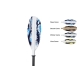 FEEL FREE - Pádlo Fishing Paddle Glass 240 cm 2 ks Winter Camo