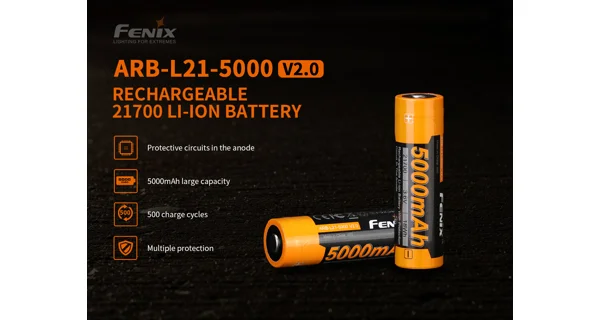FENIX - Dobíjecí baterie 21700 5000 mAh (Li-Ion)