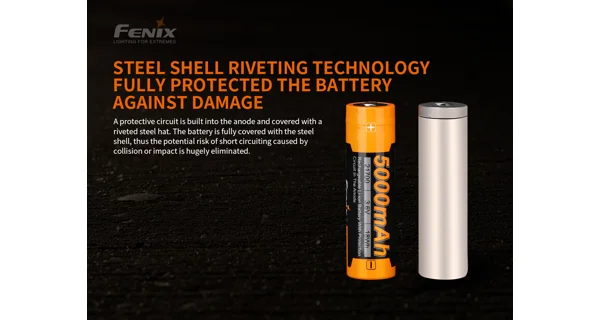 FENIX - Dobíjecí baterie 21700 5000 mAh (Li-Ion)