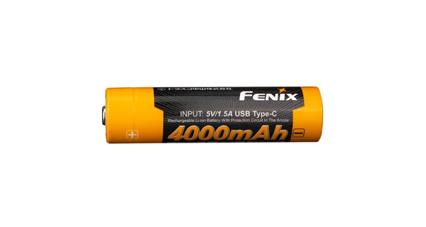 FENIX - Dobíjecí USB-C baterie 18650 4000 mAh (Li-Ion)