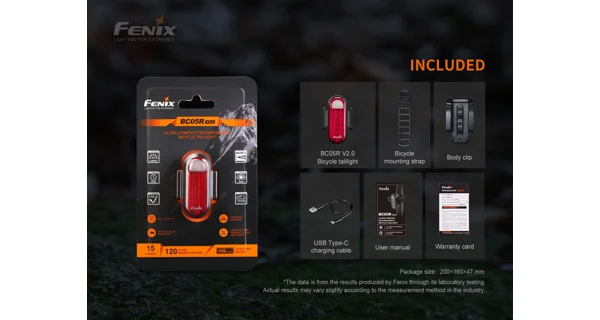 FENIX - Nabíjecí blikačka BC05R V2.0