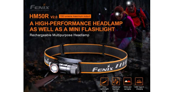 FENIX - Nabíjecí čelovka HM50R V2.0