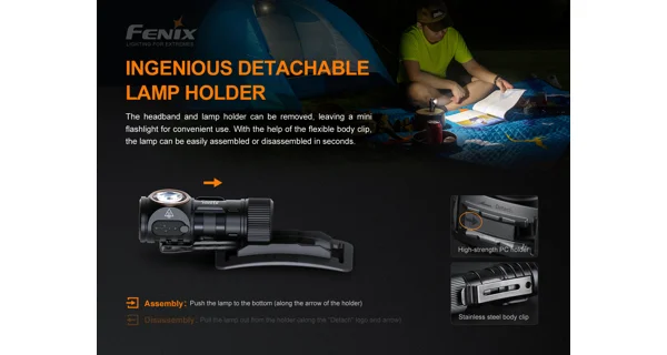 FENIX - Nabíjecí čelovka HM51R Ruby V2.0