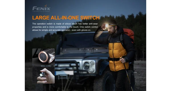 FENIX - Nabíjecí čelovka HM51R Ruby V2.0