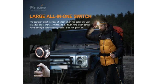 FENIX - Nabíjecí čelovka HM51R Ruby V3.0