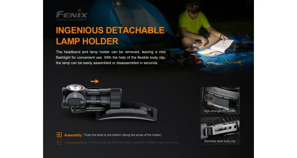 FENIX - Nabíjecí čelovka HM51R Ruby V3.0