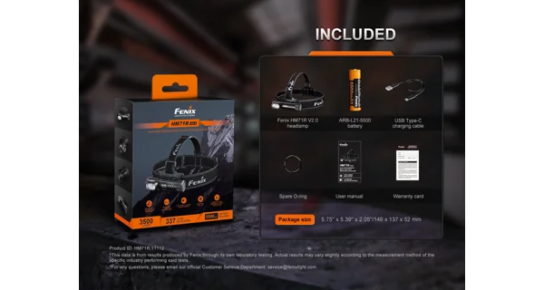 FENIX - Nabíjecí čelovka HM71R V2.0