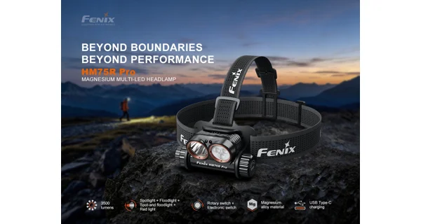 FENIX - Nabíjecí čelovka HM75R PRO