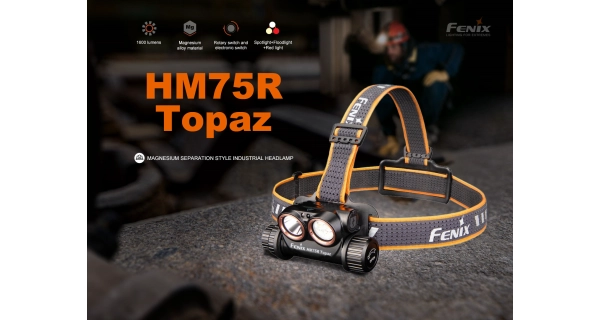 FENIX - Nabíjecí Čelovka HM75R Topaz