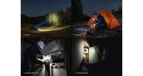 FENIX - Nabíjecí LED svítilna E40R