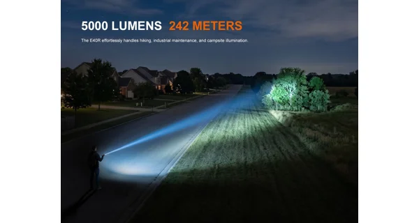 FENIX - Nabíjecí LED svítilna E40R
