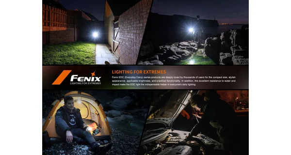 FENIX - Nabíjecí svítilna E06R Tyrkysová