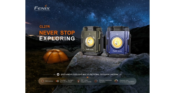 FENIX - Světlo CL27R Zelená