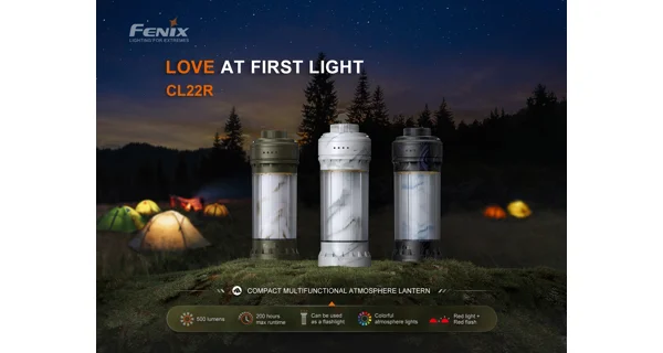 FENIX - Svítilna CL22R Black