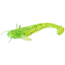 FISH UP - Dipovaná umělá nástraha Catfish Chartreuse Black 75 mm 8 ks