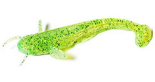 FISH UP - Dipovaná umělá nástraha Catfish Chartreuse Black 75 mm 8 ks