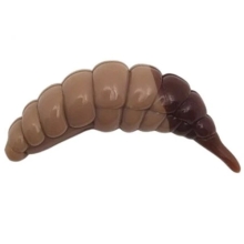 FISH UP - Dipovaná umělá nástraha Ozi Coffee Milk Earthworm 30 mm 10 ks