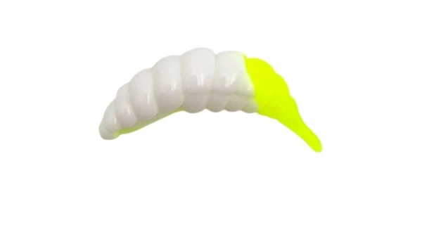 FISH UP - Dipovaná umělá nástraha Ozi White Hot Chartreuse 30 mm 10 ks