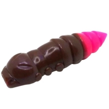 FISH UP - Dipovaná umělá nástraha Pupa 30 mm Earthworm Hot Pink 10 ks