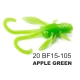FISH UP - Dipované umělé nástrahy fishup baffi fly 38 mm / 10 ks Barva: apple green