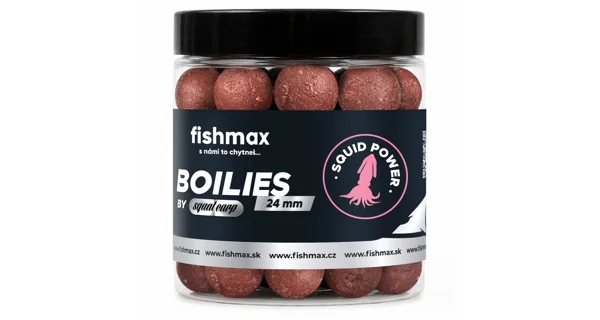 FISHMAX - Boilie s esencí By Squat Carp Squid Power 24 mm