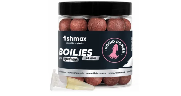 FISHMAX - Boilie s esencí By Squat Carp Squid Power 24 mm