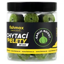 FISHMAX - Chytací pelety v dipu Garlic Boost 20 mm