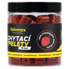 FISHMAX - Chytací pelety v dipu Ripe Strawberry Explosion 15 mm