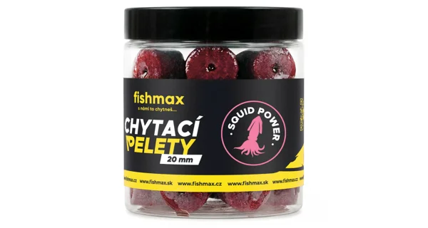 FISHMAX - Chytací pelety v dipu Squid Power 20 mm