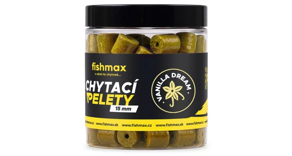 FISHMAX - Chytací pelety v dipu Vanilla Dream 15 mm