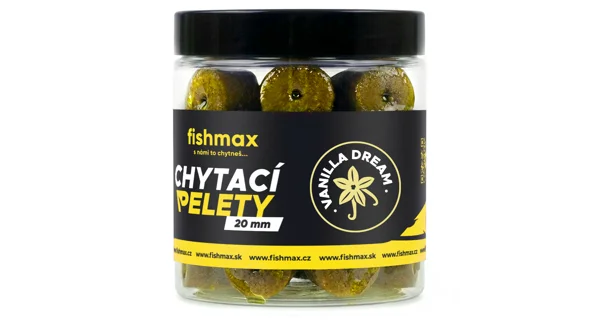 FISHMAX - Chytací pelety v dipu Vanilla Dream 20 mm