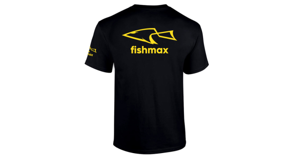 FISHMAX - Dětské tričko s logem černé vel. 158