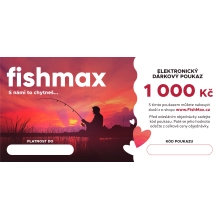 FISHMAX - Elektronický dárkový poukaz v hodnotě 1 000 Kč VALENTÝN