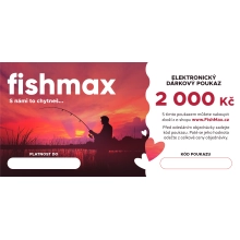 FISHMAX - Elektronický dárkový poukaz v hodnotě 2 000 Kč VALENTÝN