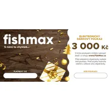 FISHMAX - Elektronický dárkový poukaz v hodnotě 3 000 Kč DÁREK
