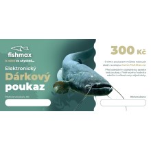 FISHMAX - Elektronický dárkový poukaz v hodnotě 300 Kč