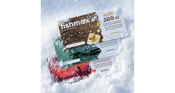 FISHMAX - Elektronický dárkový poukaz v hodnotě 300 Kč
