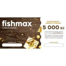 FISHMAX - Elektronický dárkový poukaz v hodnotě 5 000 Kč DÁREK