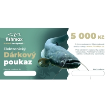 FISHMAX - Elektronický dárkový poukaz v hodnotě 5 000 Kč