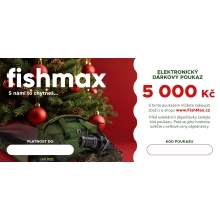 FISHMAX - Elektronický dárkový poukaz v hodnotě 5 000 Kč VÁNOCE